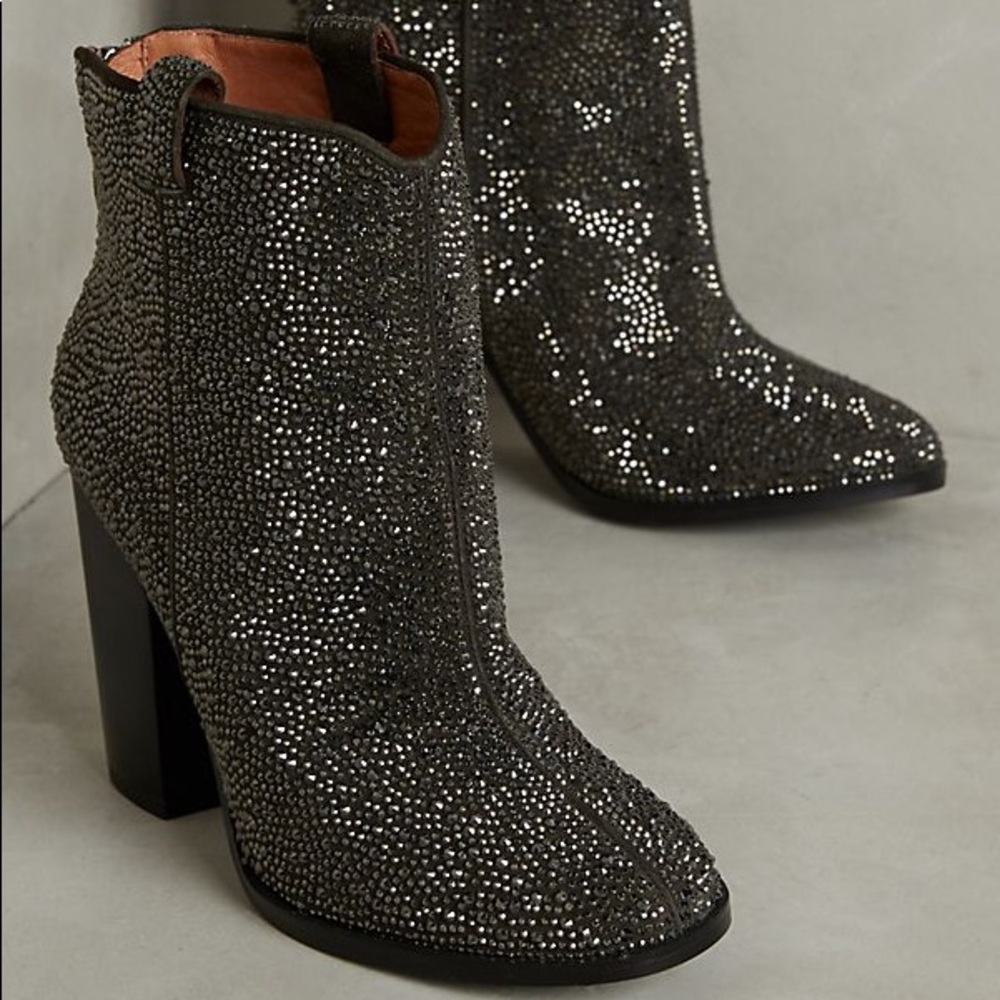 Anthropologie Lola Cruz Western Ankle Boots NEW